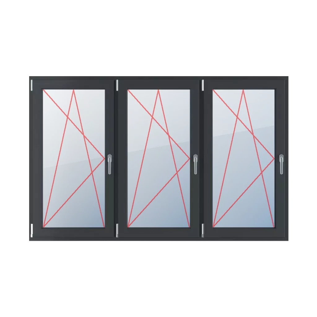 Tilt & turn left windows types-of-windows triple-leaf symmetrical-division-horizontally-33-33-33 tilt-turn-left 