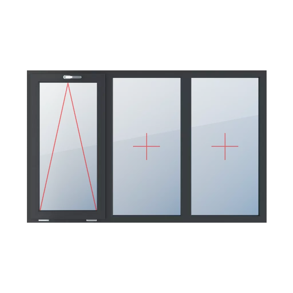 Tiltable with a handle at the top, fixed glazing in the frame, fixed glazing in the frame windows types-of-windows triple-leaf symmetrical-division-horizontally-33-33-33 tiltable-with-a-handle-at-the-top-fixed-glazing-in-the-frame-fixed-glazing-in-the-frame 