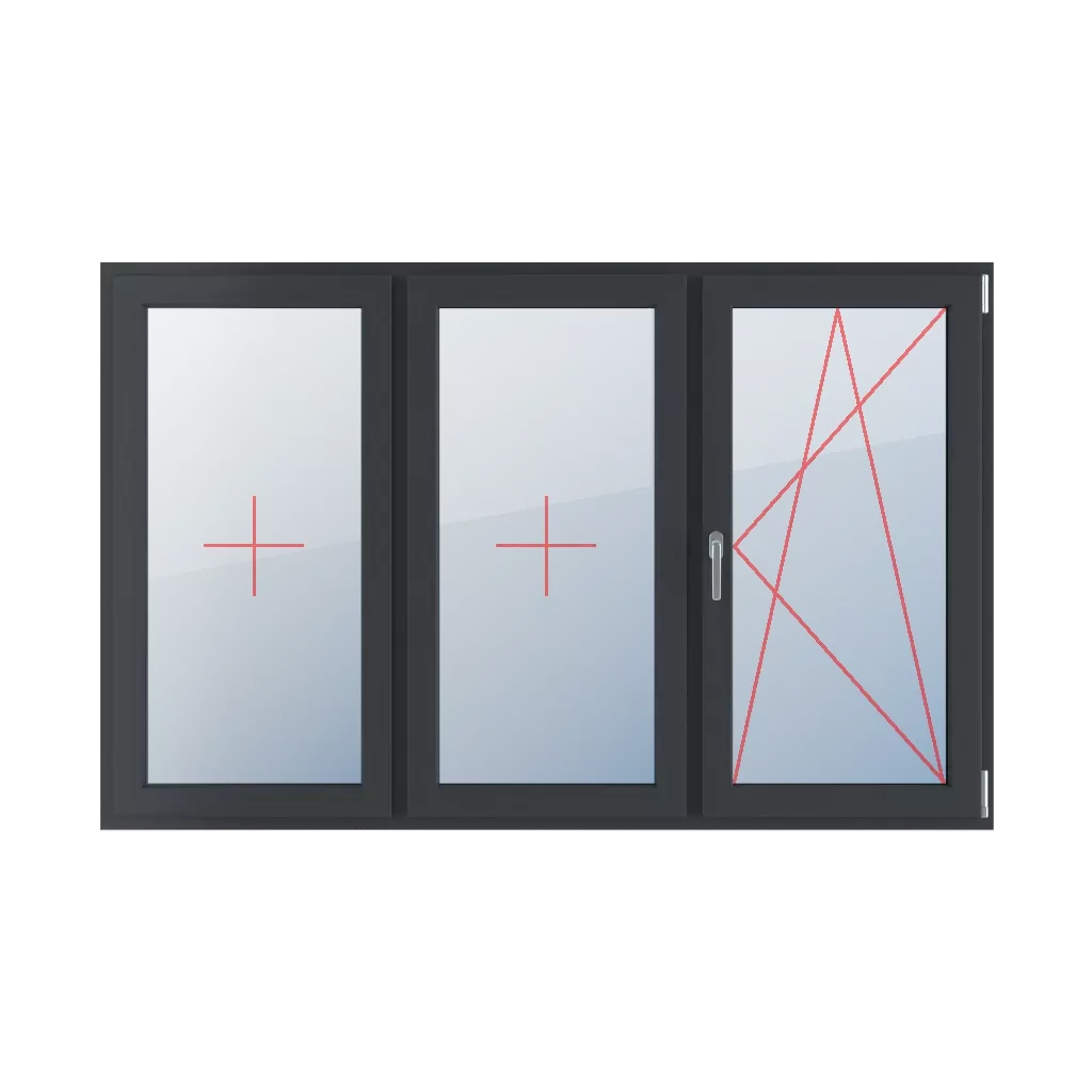 Permanent glazing in the wing, turn-tilt on the right windows types-of-windows triple-leaf symmetrical-division-horizontally-33-33-33 permanent-glazing-in-the-wing-turn-tilt-on-the-right 