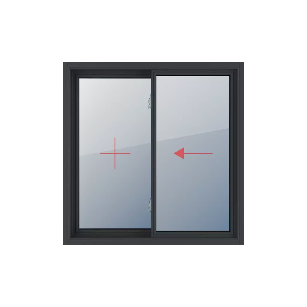 Sliding right, fixed left windows types-of-windows sash sliding-horizontally  