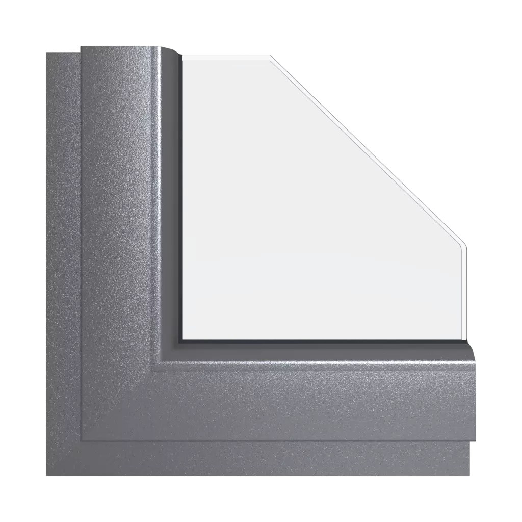 Alux gray aluminum windows window-color schuco-colors alux-gray-aluminum interior