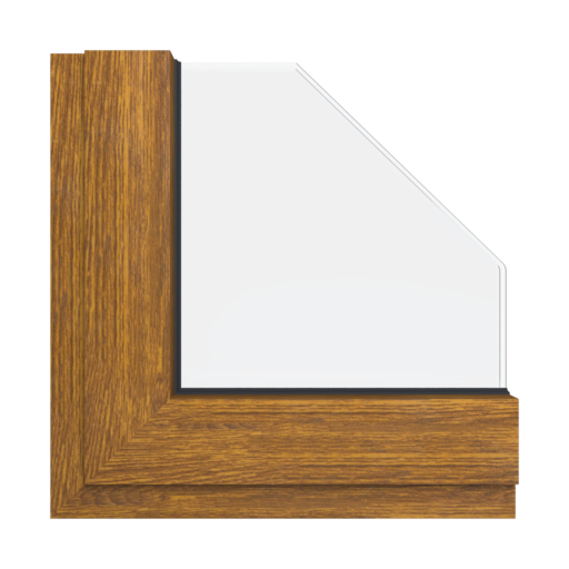 Feneste | Windows | Colors | Aliplast Colors | Classic golden oak wood ...