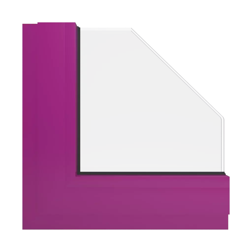 RAL 4006 Traffic purple windows window-color aluminum-ral ral-4006-traffic-purple interior