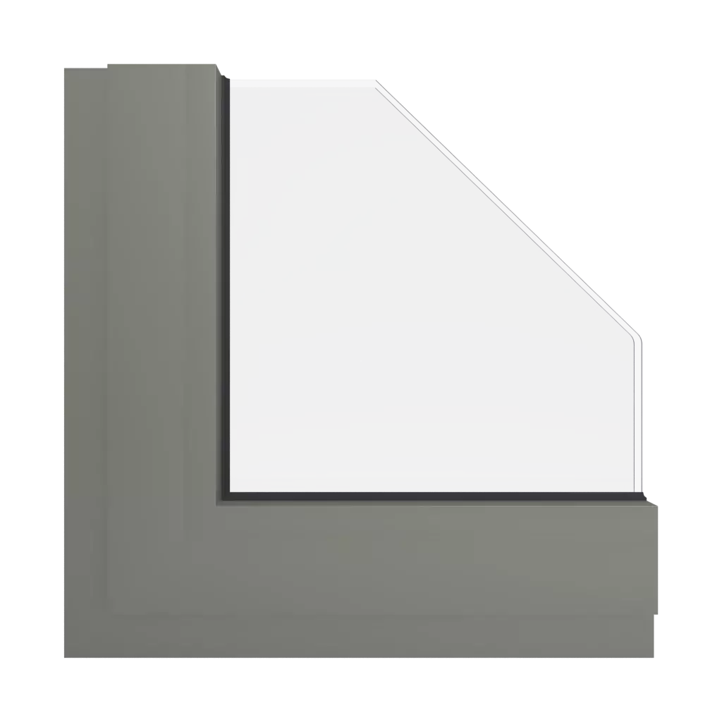 RAL 7003 Moss grey windows window-color aluminum-ral ral-7002-olive-grey interior